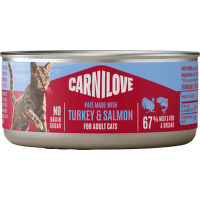 Konzerva CARNILOVE Paté pre dospelé mačky morka a losos 100 g