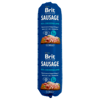 Brit Sausage Saláma pre psov  kura a jahňa 800g