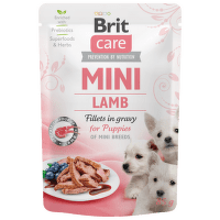 Brit Care Mini Puppy Lamb fillets in gravy 85g