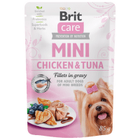 Brit Care Mini Chicken & Tuna fillets in gravy 85g