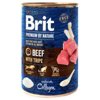 Brit Premium by Nature konzerva Beef with Tripes 400 g
