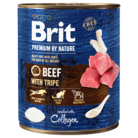 Brit Premium by Nature konzerva Beef with Tripes 800g