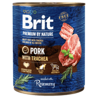 Brit Premium by Nature konzerva Pork with Trachea 800g