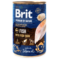 Brit Premium by Nature konzerva Fish with Fish Skin 400 g
