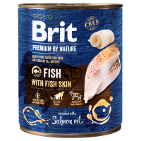 Brit Premium by Nature konzerva Fish with Fish Skin 800g