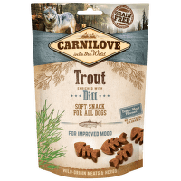 Carnilove Dog Semi Moist Snack trout enriched with dill 200 g
