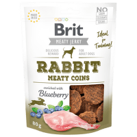 Brit Jerky Rabbit Meaty Coins 80g 