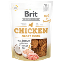 Brit Jerky Chicken with Insect Meaty Coins 80g 