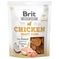 Brit Jerky Chicken with Insect Meaty Coins 200g 