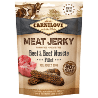 Pamlsky Carnilove Jerky Snack Beef & Beef Muscle Fillet 100g
