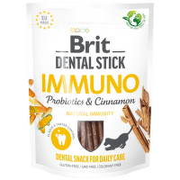 Brit Care dog dental stick  imunita, probiotiká a škorica 7 ks