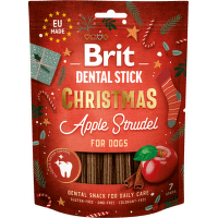 Brit Care dog Christmas DENTAL snack 250 g jablková štrúdľa