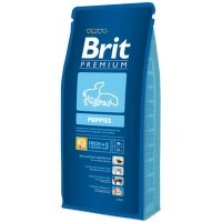 Barība kucēniem - BRIT Premium Puppies, 15 kg