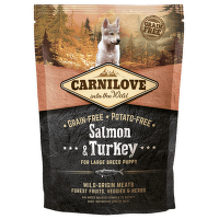 Carnilove granuly for Large Breed Puppy losos a morka 1,5 kg