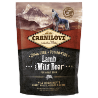 Barība suņiem – CARNILOVE Lamb and Wild Boar for Adult, 1,5 kg