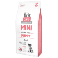 Brit Care granuly Mini Grain Free Puppy jahňa 7 kg
