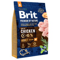 Barība suņiem – Brit Premium by Nature Adult M, 3 kg