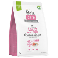 Brit Care granuly Dog Sustainable Adult Small Breed 3kg