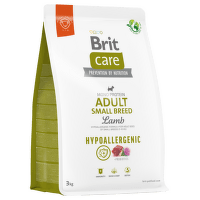 Brit Care  dog HA Adult small  jahňa a ryža 3 kg