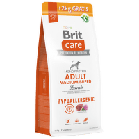 Brit Care dog HA adult medium jahňa a ryža 12+2 kg 