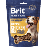 Pamlsok Brit Premium by Nature Dog kuracie mäso s malinou 180 g