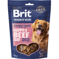 Pochúťka Brit Premium by Nature Dog Semi-moist hovädzie s jablkami 180 g