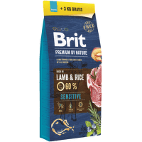 Brit Premium by Nature Sensitive Lamb 15+3kg