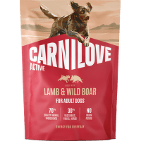 Granuly CARNILOVE Active pre dospelé psy jahňacie a diviak 1,5 kg