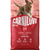 Granuly CARNILOVE Active pre dospelé psy zverina, sob a diviak 4 kg