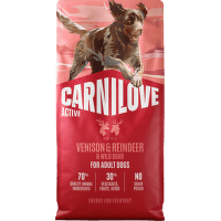 Granule CARNILOVE Active pro dospělé psy zvěřina, sob a divočák 12 kg