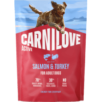 Granuly CARNILOVE Active pre dospelé psy losos a morka 1,5 kg