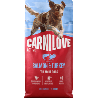 Granuly CARNILOVE Active pre dospelé psy losos a morka 12 kg