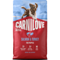 Корм для собак – CARNILOVE ACTIVE Puppies Salmon and Turkey 4 кг