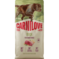 Granuly CARNILOVE True Fresh pre dospelé psy kačica 12 kg