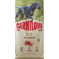 Granuly CARNILOVE True Fresh pre dospelé psy veľkých plemien kačica 12 kg