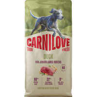 Granuly CARNILOVE True Fresh pre mladé psy veľkých plemien kačica 12 kg