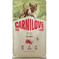 Granuly CARNILOVE True Fresh pre šteniatka kačica 4 kg