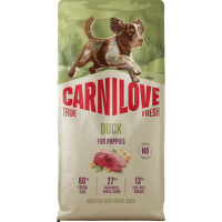 Granuly CARNILOVE True Fresh pre šteniatka kačica 12 kg