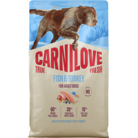 Granuly CARNILOVE True Fresh pre dospelé psy ryba a morka 4 kg