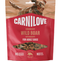 Pamlsek CARNILOVE Crunchy pro dospělé psy divočák se šípky 200 g