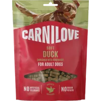 Pamlsek CARNILOVE Soft pro dospělé psy kachna s rozmarýnem 200 g