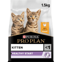 Корм для котят –  Pro Plan Healthy Start (Kitten), Chicken, 1,5 кг