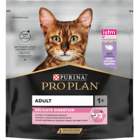 Barība kaķiem – Pro Plan DELICATE Cat Turkey DIGEST, 0,4 kg