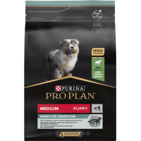 Корм для щенков – Pro Plan Medium Puppy Sensitive Digestion Lamb, 3 кг