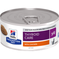 Veterinārie konservi kaķiem – Hill's y/d Chicken, 156 g