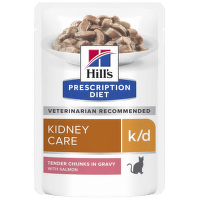 Ветеринарные консервы для кошек – Hill's k/d Cat, лосось, 85 г