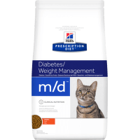 Veterinārā barība kaķiem – Hill's m/d, 3 kg