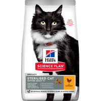 Barība kaķiem – Hill's Sterilised Cat Mature Adult 7+ Chicken, 0,3 kg