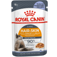 Konservi kaķiem – Royal Canin Hair and Skin Care in Jelly, 85 g