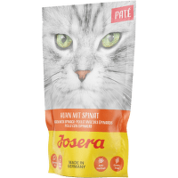 Konservi kaķiem – Josera Pate Huhn mit Spinat, 85 g